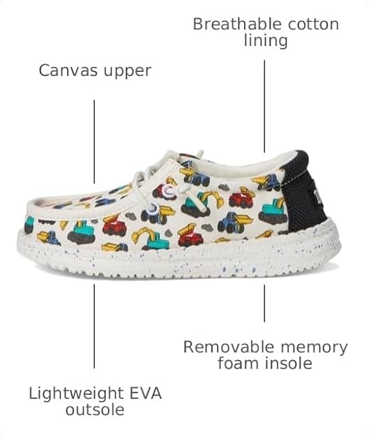 HEYDUDE Boys Wally Trucks (Toddler)