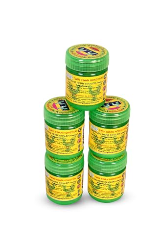 Image of Hong Thai Herb Inhaler Thailand Traditional Thai Herbal Inhalant (Pack of 5)