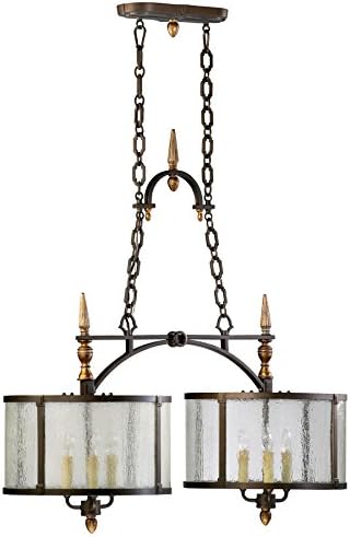 Cyan Design 04650 San Giorgio 6 Light Island-OB, Brown-Bronze-Rust