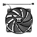 Thermaltake CT200 PWM Fan Single Pack, PWM Controlled 500~900 RPM, Airflow 131.6 CFM, Hydraulic Bearing, Case Fan, 200mm x 200mm x 30mm, Black, CL-F177-PL20BL-A