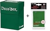 Neu & originalverpackt Ultra Pro Deck Box + 60 Small Size Protector Sleeves - Grün - Green - Yu-Gi-Oh! - Japanese Mini