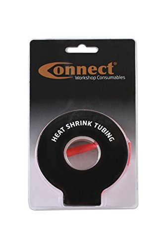 Connect Workshop Consumables 37121 Heat Shrink Tubing On A Roll 6.4Mm 3M Roll Red