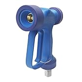 Blue High Flow Rear Entry-YG1635S- Soft Wash Gun | 350 PSI 16 GPM | 1/2" BSP High Volume Low Pressure Wash Down Spray Gun with SS Swivel Pin (blue)