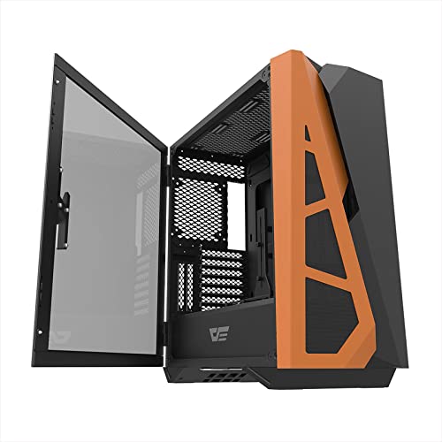 Darkflash Dlz31 Black - Pc Case Gamer Mid-Tower Atx - 2 Usb 3.0 And 1 Usb Type-C - Mesh Front Panel And Tempered Glass Side Panel #TOP6