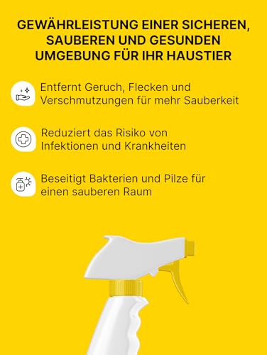 Japan Premium Natürlich Geruchsneutralisierer | Hundeurin Geruchsentferner mit Yomogi & Catechin | Besser als herkömmlich Enzymreiniger | 270 ml mit Bergkräuter Frischeduf