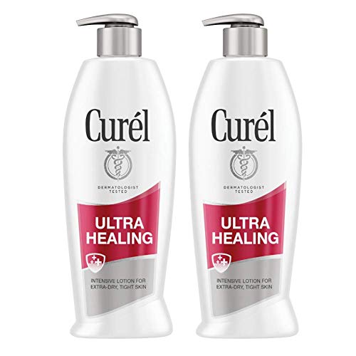 CurÃ©l Ultra Healing Intensive Moisturizer, 20 Ounce Body Lotion, with Advanced Ceramide Complex and Extra-strength Hydrating Agents, for Extra-Dry, Tight Skin (2 Pack)