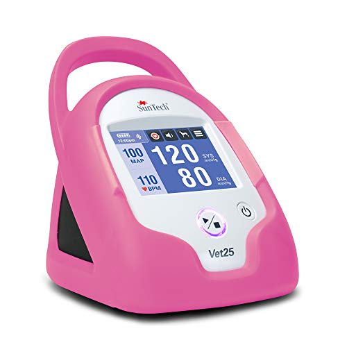 suntech vet25 veterinary continuous interval blood pressure monitor flamingo pink