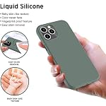 41PCLLracvL. SS150 CUCELL-Compatible-with-iPhone-12-Pro-Max-Case-67-inch2020Liquid-Silicone-Gel-Rubber-Full-Body-Protection-Cover-Shockproof-Durable-Drop-Proof-Shell-Pine-Green