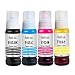 Produktbild Molabel 4 Ink(1bk1c1y1m) Compatible with Epson 103 Suitable for EcoTank L1110 L3100 L3101 L3110 L3111 L3150 L3151 L3160 L5190