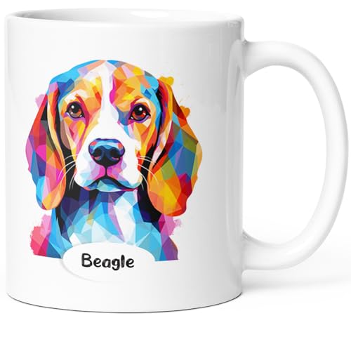 Luigi Collection Tazza cane Beagle Tazza Messaggio Umorismo Divertente Razza Animali. Idea regalo originale e bello amico, uomo, donna, bambino, collega, per compleanno, Natale, San Valentino. Sorridi