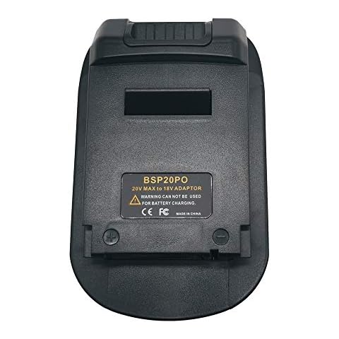 BSP20PO Battery Adapter can Convert for Black&Decker/for Stanley/for Porter Cable 20V Li-ion Battery to Porter Cable Nickel Battery PCC685L PCC680L PCC682L PC18BL PC18BLX PC18-2 PCMVC Cover