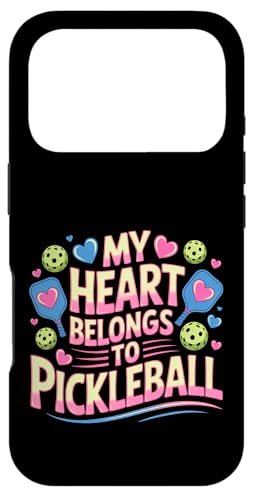 My Heart Belongs To Pickleball �p�h���v���[���[ - �X�}�z�P�[�X iPhone 17 Pro �p