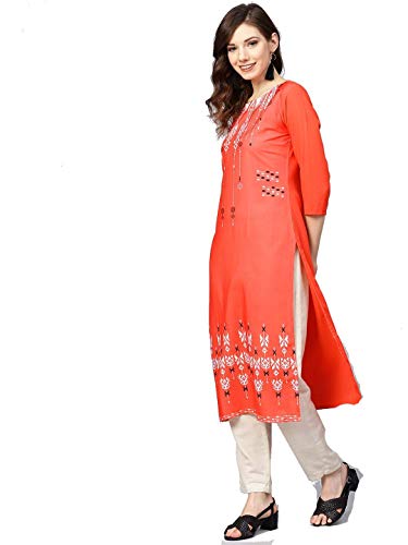 Image of Vaamsi Women's Crepe Regular Kurta