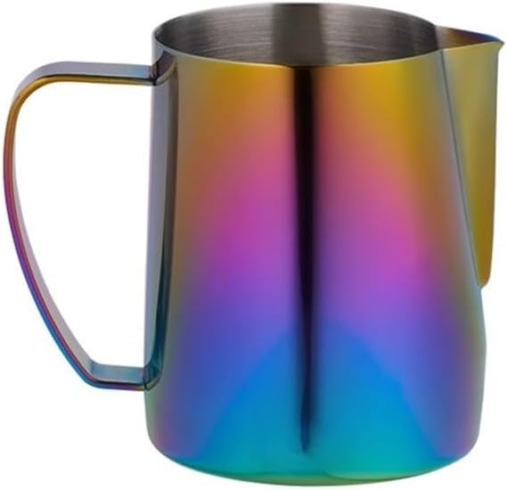 Milk Frothing Pitcher Stainless Steel Coffee Mug Milk Frother Jug for Coffee Latte Art(Colour 1,350ml)