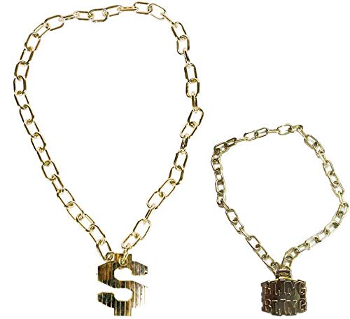 EuroCarnavales Halskette Dollar Gold 40 cm Cover