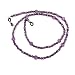 Purple Acrylic Beaded Eyeglass Chain Sunglasses Holder Necklace Eyewear Lanyard