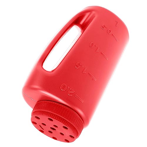 Esparcidor manual para jardín y césped, plástico ABS rojo miniatura 4