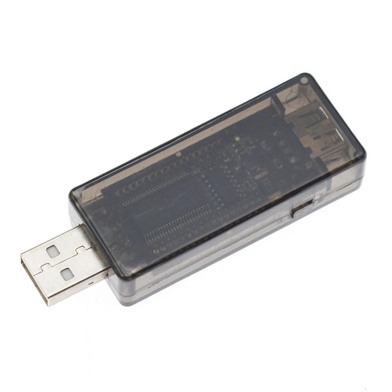 YOURRYONG KWS-V21 USB Current and Voltage Detector, angled view showing USB-A input connector.