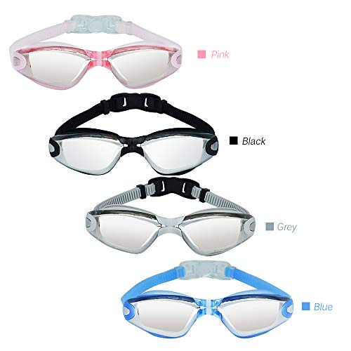DECDEAL Resistente à água ajustável anti-nevoeiro uv escudo proteção óculos de natação adulto óculos