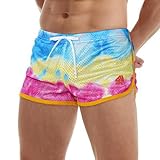 AIMPACT Mens Running Shorts Breathing Workout Gym Booty Short Shorts