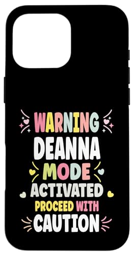 DEANNA Personalized Women's Gift Custom DEANNA �X�}�z�P�[�X iPhone 16 Pro Max �p