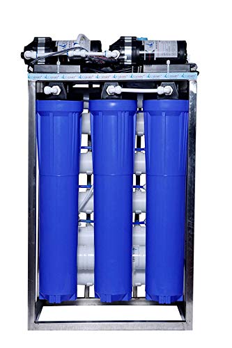 AquaDart 100 LPH Commercial RO Water Purifier Plant Stainless Steel With Auto Shut Off And TDS Adjuster (100 LPH)