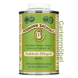 Hermann Sachse Teakholz-Pflegeöl 1 Liter