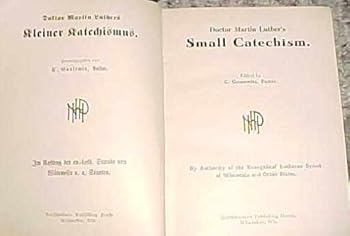 Hardcover Doktor Martin Luthers Kleiner Katechismus / Doctor Martin Luther's Small Catechism Book
