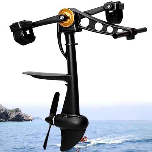 LSHFYV Pedal Motor for Kayaks, Complete Kayak Pedal Drive Kit, All-in-One Foot Pedal Propulsion System with Underwater Clips, Fit for Most Kayaks and