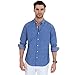 Nautica Men's Classic Fit Stretch Solid Long Sleeve Button Down Shirt Shirt, Rivieria Blue, Small