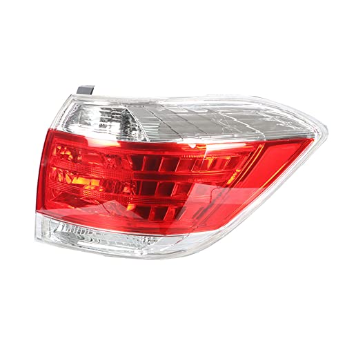 Genrics Rear Brake Light Replacement For 2011 2012 2013 Toyota Highlander Right Tail Light Brake Lamp Cover 815500E070 Passenger Side Car Tail Stop Lamp Bulbs #TOP12