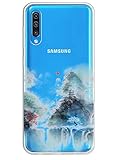 ✅ 【Etui & Halter】Diese tragbare Samsung Galaxy A50 Hülle besteht aus transparentem Weichgummi,. Das hochwertige TPU verwendet ein hervorragendes TPU-Material, fügt eine Technologie hinzu, die sich nicht flexibel verformt, Öl versprüht, Berührungen verhindert, Fingerabdrücke verhindert und einen guten Griff hat.