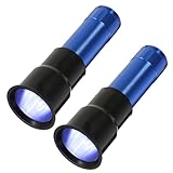 BESPORTBLE 2 Stück LED Eierprüflampe mit Kühlem Licht Tragbare Eierlampe für Brutapparate Zur Embryonalkontrolle Handliche Eierprüfer für Hühnerei und Wachteleier