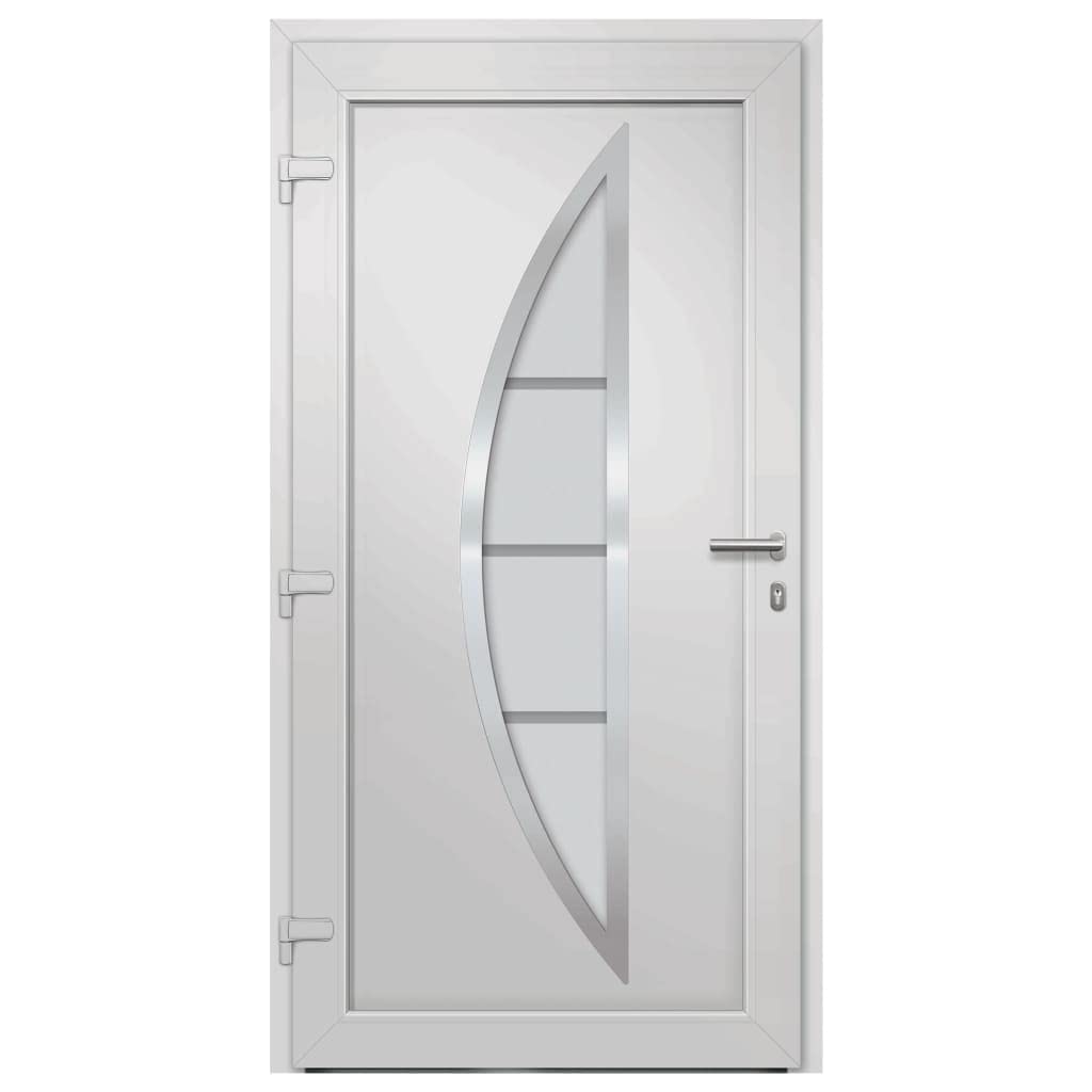 INLIFE Puerta de entrada blanca 98 x 200 cm, 50,8 kg, 279201