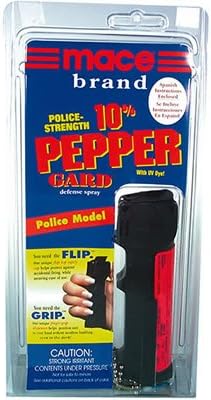 Mace® Police Model - MACE 10% PEPPER GUARD - Sprays 8-12 Feet