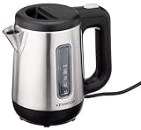 - Schwenkfuß 360˚. Kenwood 0WJKM07602 Mini- Wasserkocher (670-800 Watt / 0,5 Liter / Edelstahl) silber