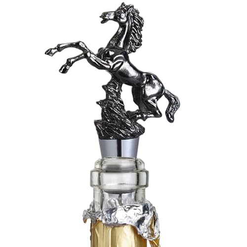 Sghtil Pico Verdor para Vino | Tapón Caballo de Zinc para Licoroso - Dispensador impermeable Accesorios Bar Hogar para Champán, Fiesta Restaurante Boda Día del Padre
