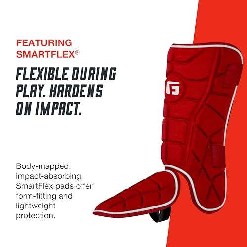 G-Form MLB Elite Batter's Leg Guard, LH Hitter, Red, Youth by G-Form - Used condition - Image 3