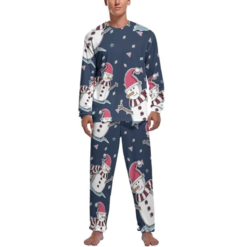 Pyjama homme haut et bas ensemble vêtements de nuit hiver