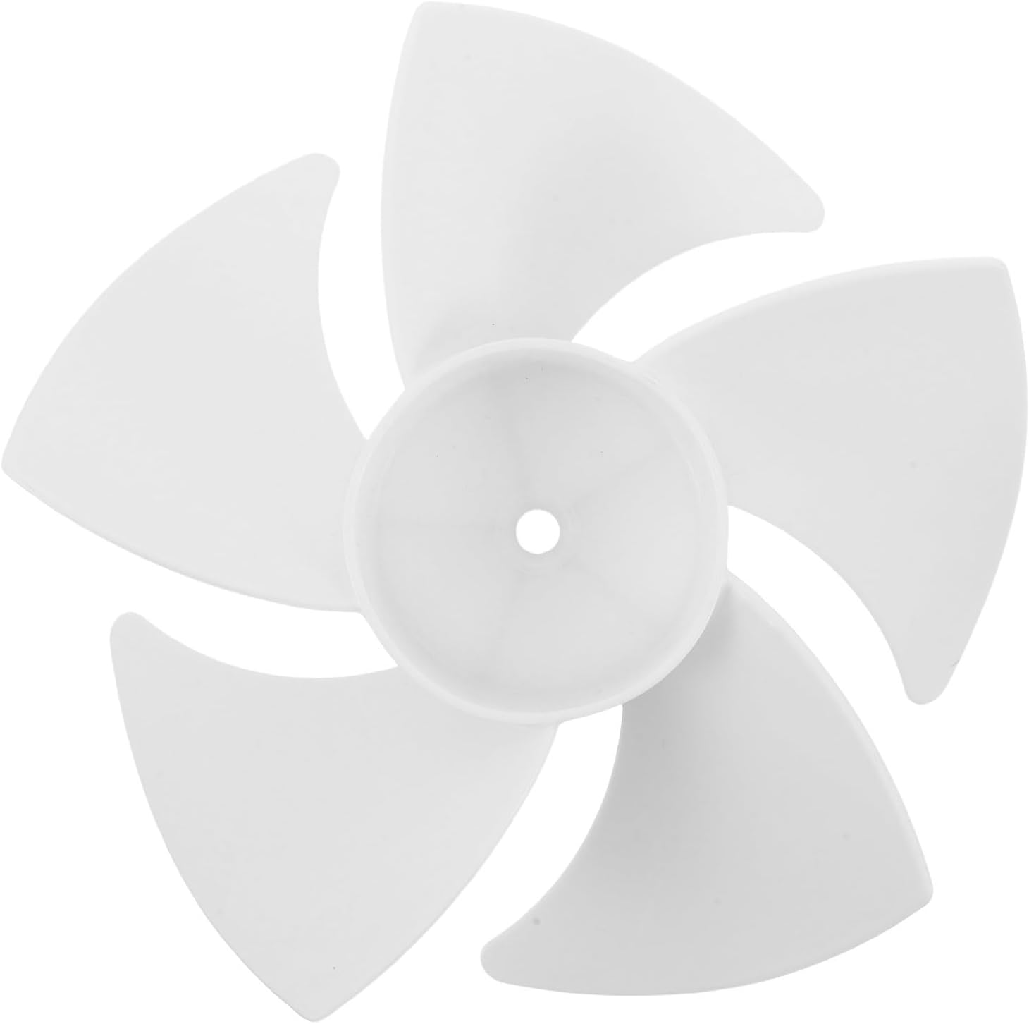 Replacement 5-Leaves Plastic Fan Blade for Table and Pedestal Fans, White Air Circulation Floor Leaf Minimizes Vibration and Noise, Suitable for Home and Warehouse Use, 1pcs