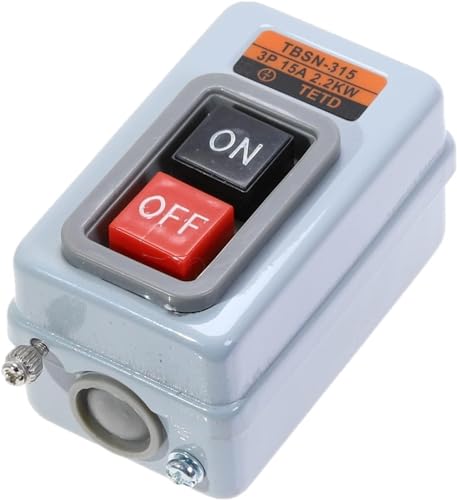 Contrôle de puissance triphasé 15A par bouton de commutation TBSN-315