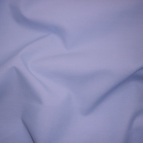 Plain Sky Blue Polycotton Fabric (Per Metre) by Nortex Mill