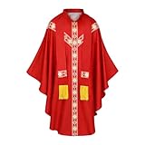 chasuble pretre vente Design pour mouvements libres : Ce costume d'ecclésiastique pour est confectionné avec une coupe fluide et ample, offrant une liberté de mouvement totale pendant les offices et un confort optimal sans compromettre l'apparence solennelle nécessaire aux rassemblements religieux.