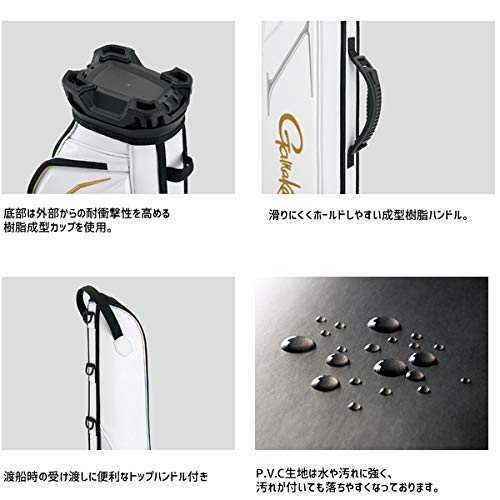 がまかつ　がま磯ロッドケース　ＧＣ２８５　ブラック 3枚目