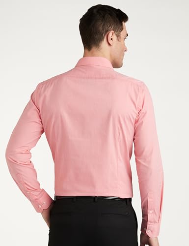 Image of Van Heusen Men Cotton Solid Regular Fit Shirt
