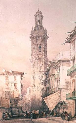 Pintura vintage en lienzo de Córdoba por David Roberts, cuadro decorativo de 60x90cm