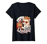 Photo Gallery donna lucky slot machine queen cute cat casino amanti del gioco maglietta con collo a v Photo Gallery donna lucky slot machine queen cute cat casino amanti del gioco maglietta con collo a v