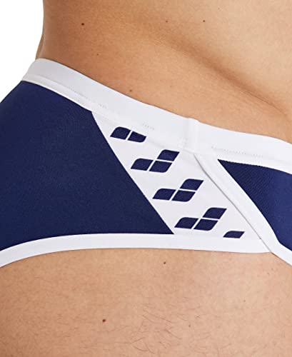 Image of ARENA Men's Icons Solid Swim Briefs Professional Training Swimsuit Sports Trunk