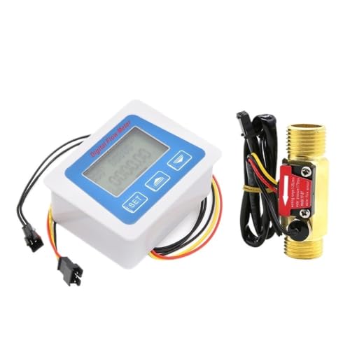 Débitmètre d'eau numérique DN20 avec moniteur LCD et capteur de température
