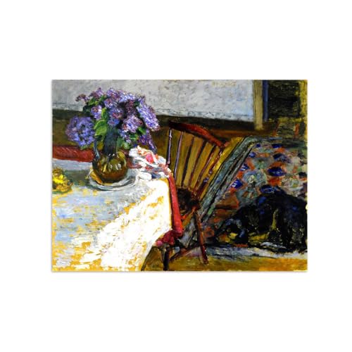Impression sur toile Pierre Bonnard tableau décoration salon 80x60cm